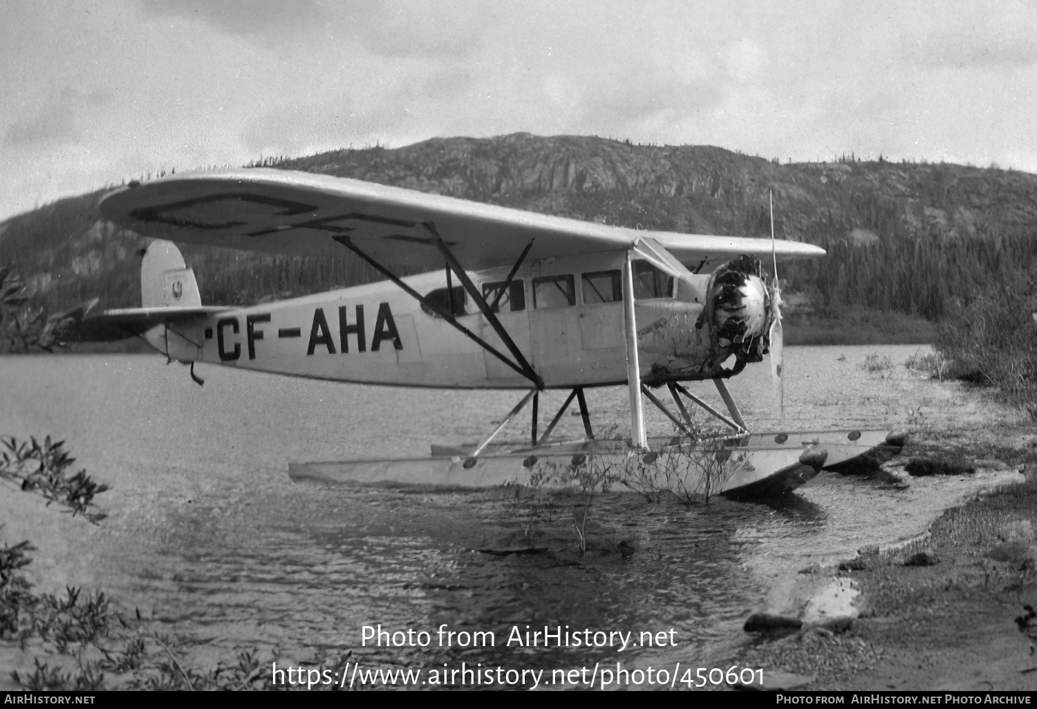 Aircraft Photo of CF-AHA | Fairchild 71 | AirHistory.net #450601
