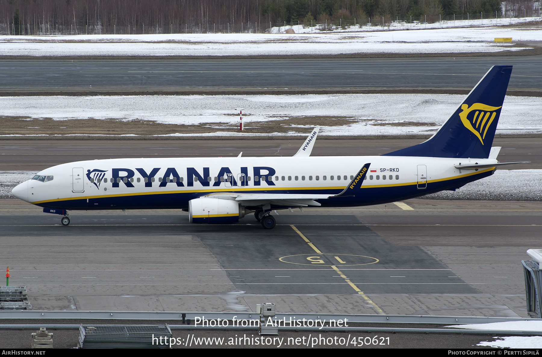 Aircraft Photo of SP-RKD | Boeing 737-8AS | Ryanair | AirHistory.net #450621