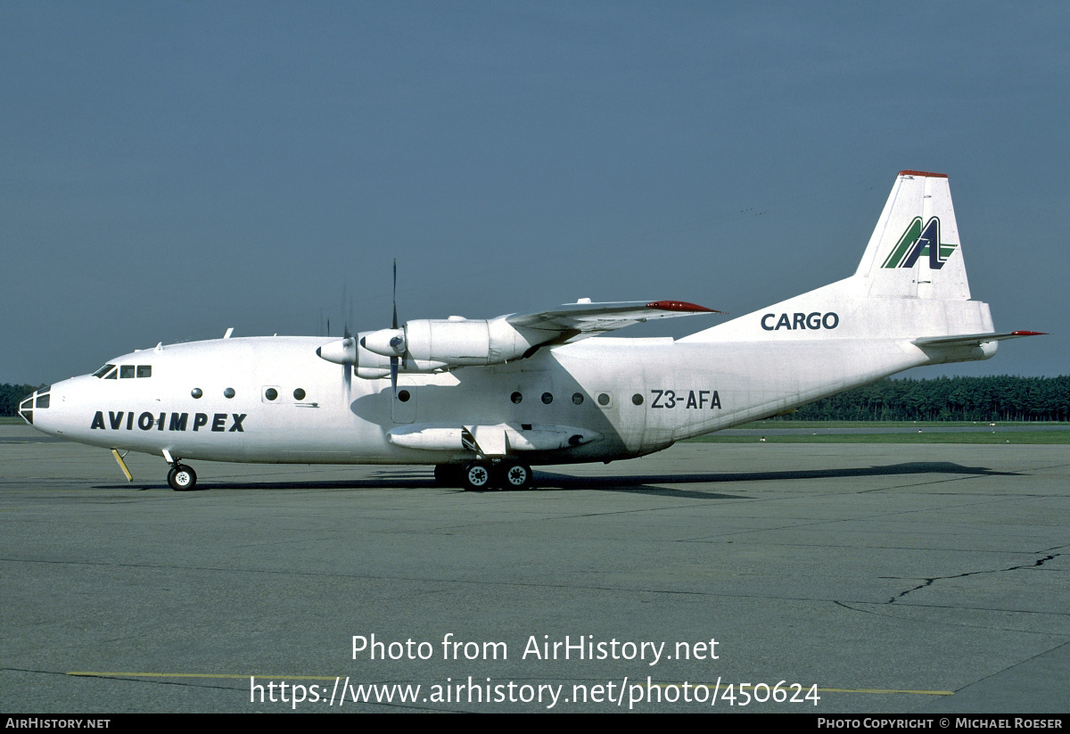 Aircraft Photo of Z3-AFA | Antonov An-12BP | Avioimpex | AirHistory.net #450624