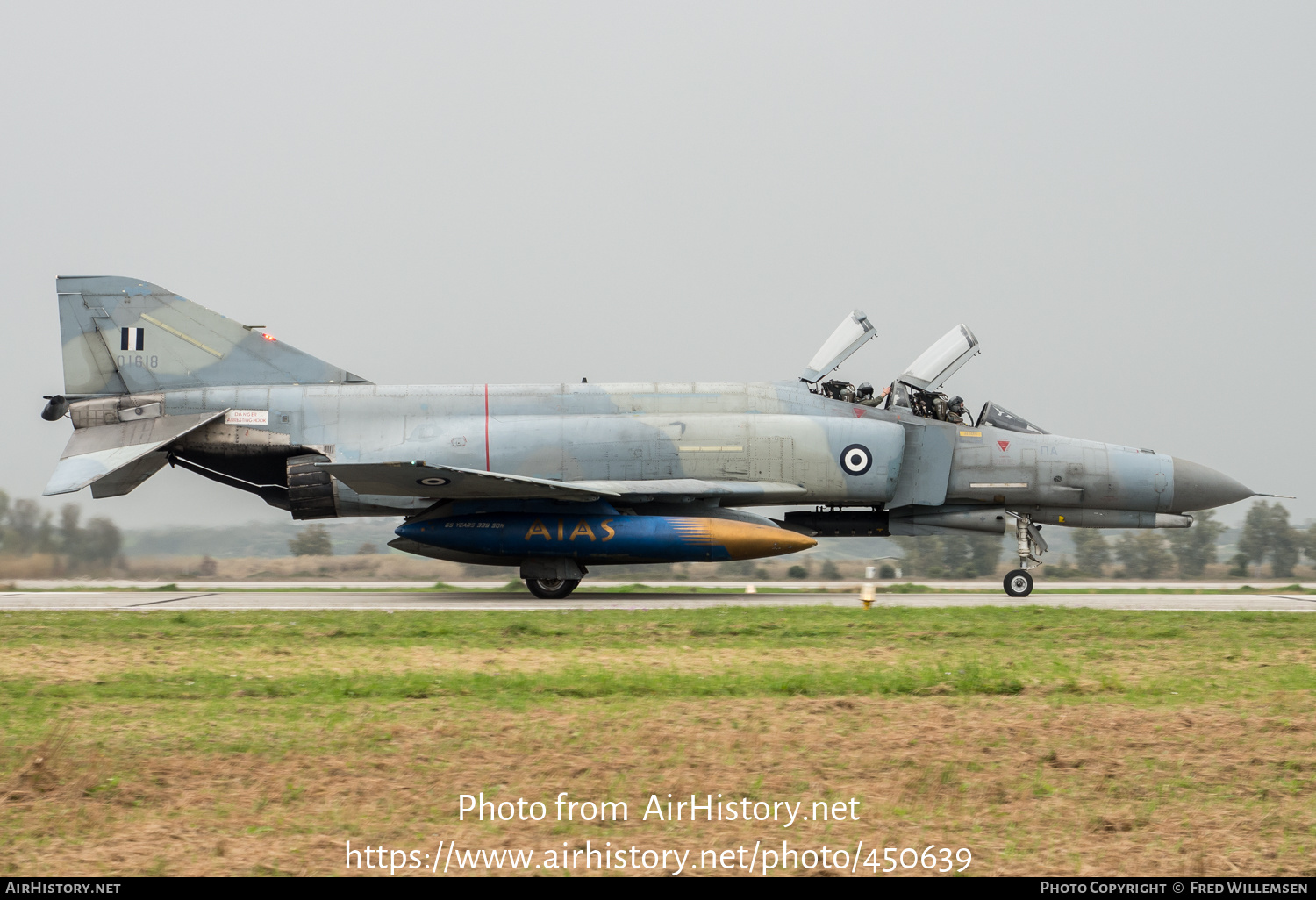 Aircraft Photo of 01618 | McDonnell Douglas F-4E Phantom II | Greece - Air Force | AirHistory.net #450639