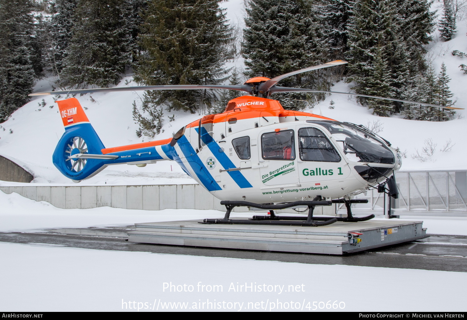 Aircraft Photo of OE-XHM | Eurocopter EC-135T-3 | Wucher Helicopter | AirHistory.net #450660