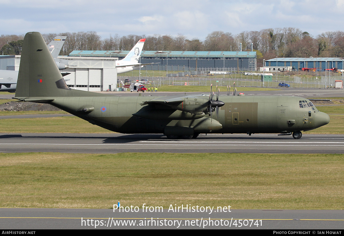 Aircraft Photo of ZH866 | Lockheed Martin C-130J-30 Hercules C4 | UK - Air Force | AirHistory.net #450741