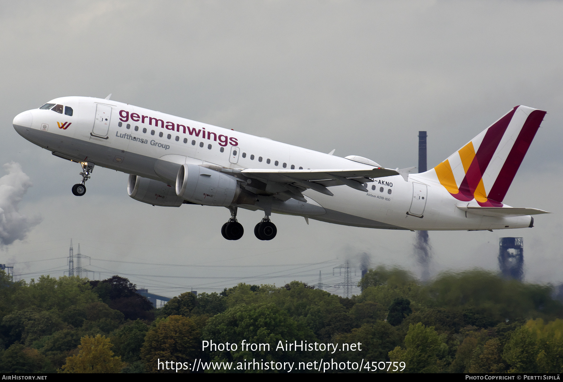 Aircraft Photo of D-AKNO | Airbus A319-112 | Germanwings | AirHistory.net #450759