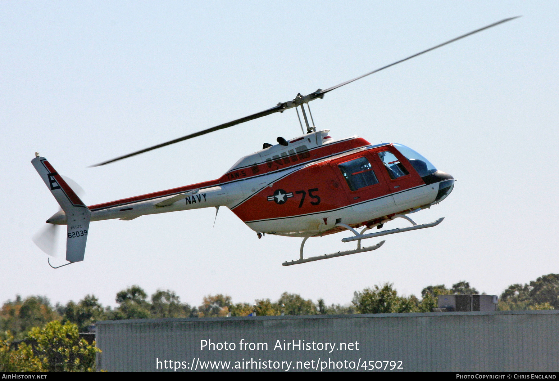 Aircraft Photo of 162039 | Bell TH-57C SeaRanger (206B-3) | USA - Navy | AirHistory.net #450792