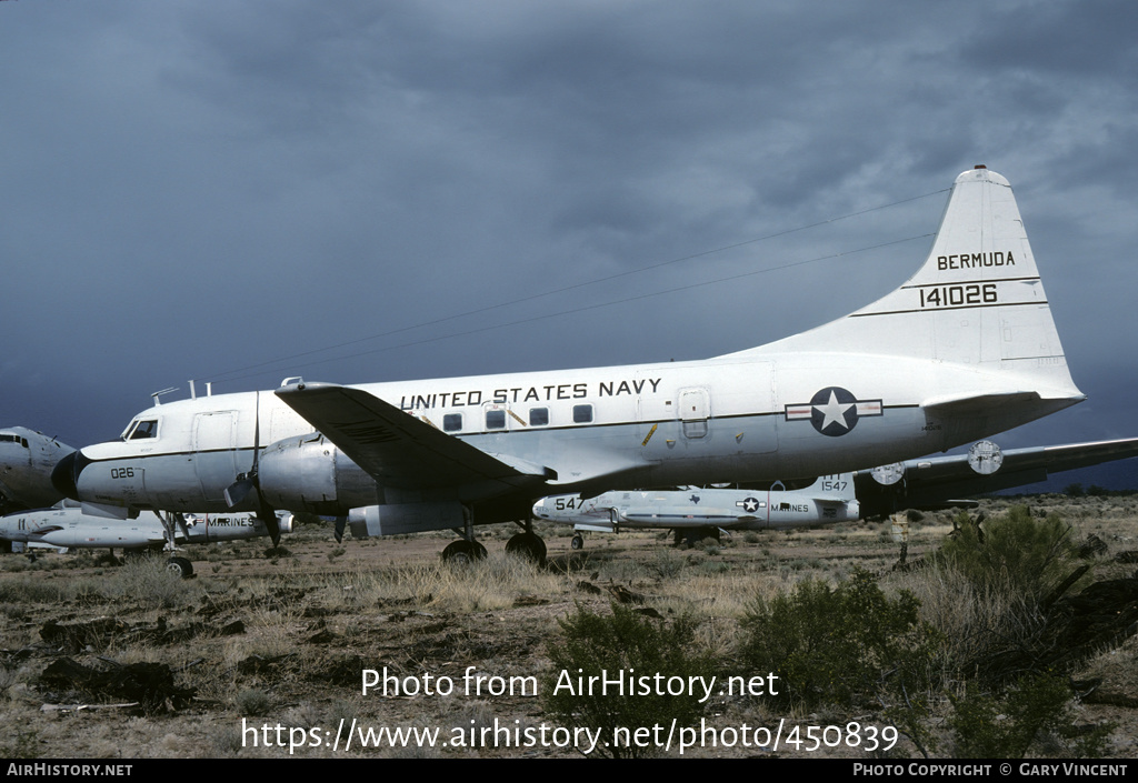 Aircraft Photo of 141026 | Convair C-131F | USA - Navy | AirHistory.net #450839