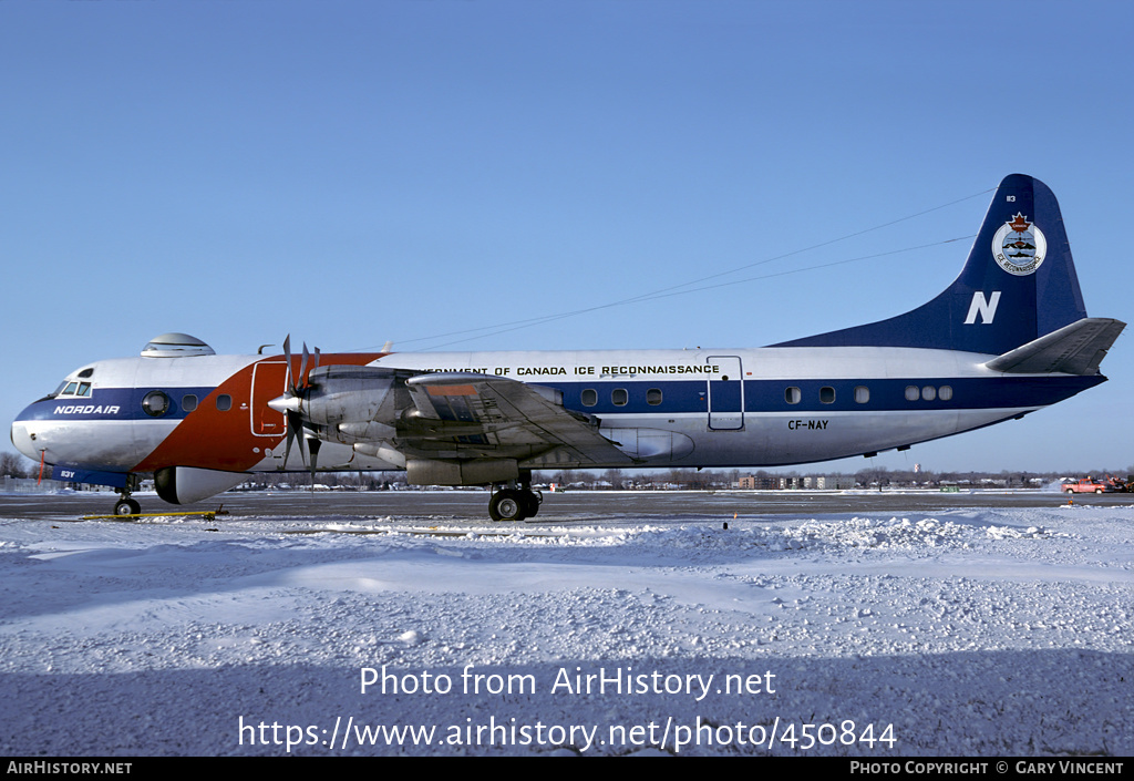 Aircraft Photo of C-FNAY | Lockheed L-188C(IR) Electra | Nordair | AirHistory.net #450844