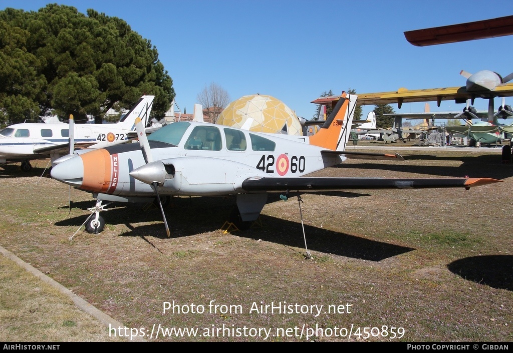 Aircraft Photo of E.20-1 | Beech 95-B55 Baron | Spain - Air Force | AirHistory.net #450859