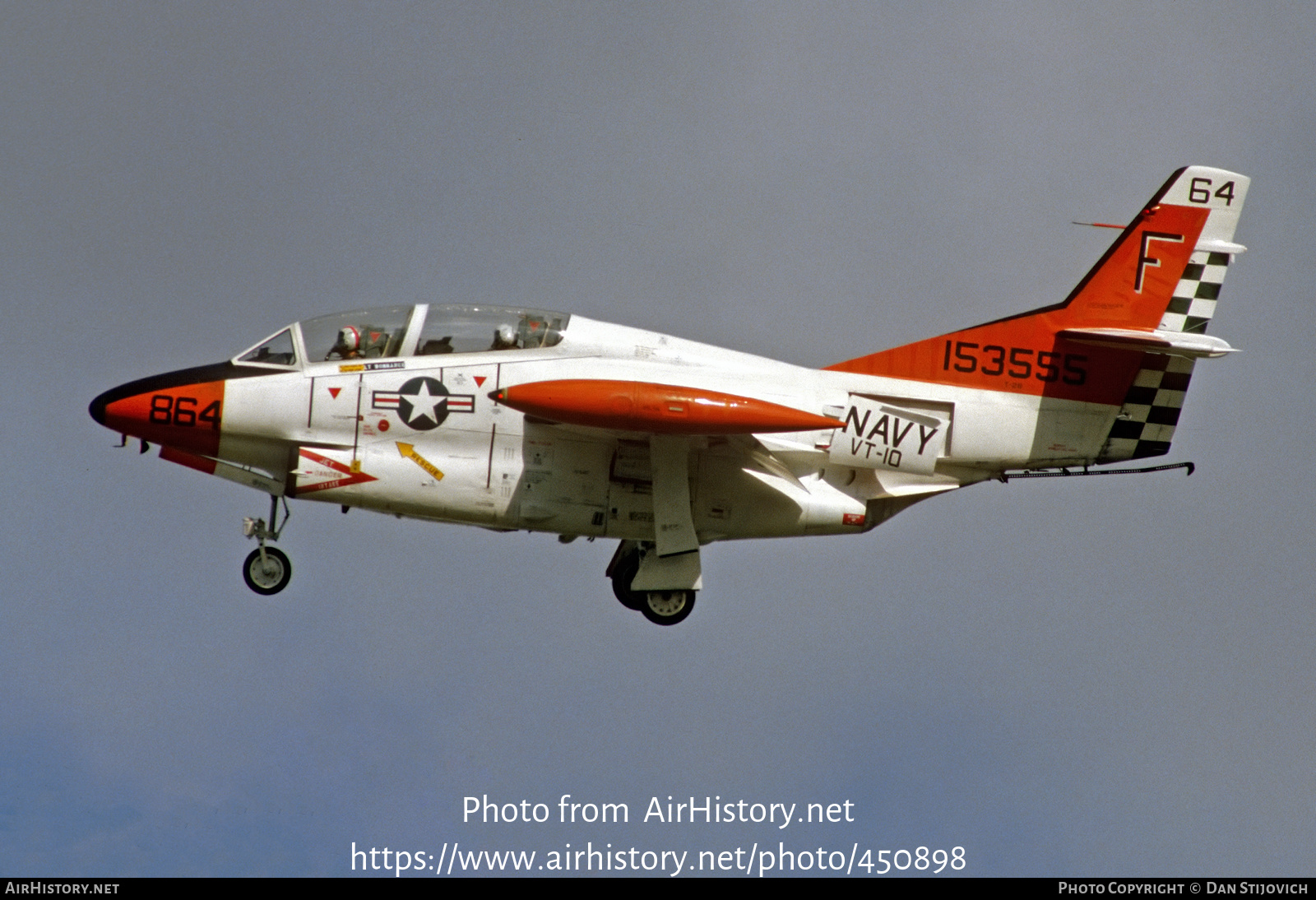 Aircraft Photo of 153555 | North American T-2B Buckeye | USA - Navy | AirHistory.net #450898