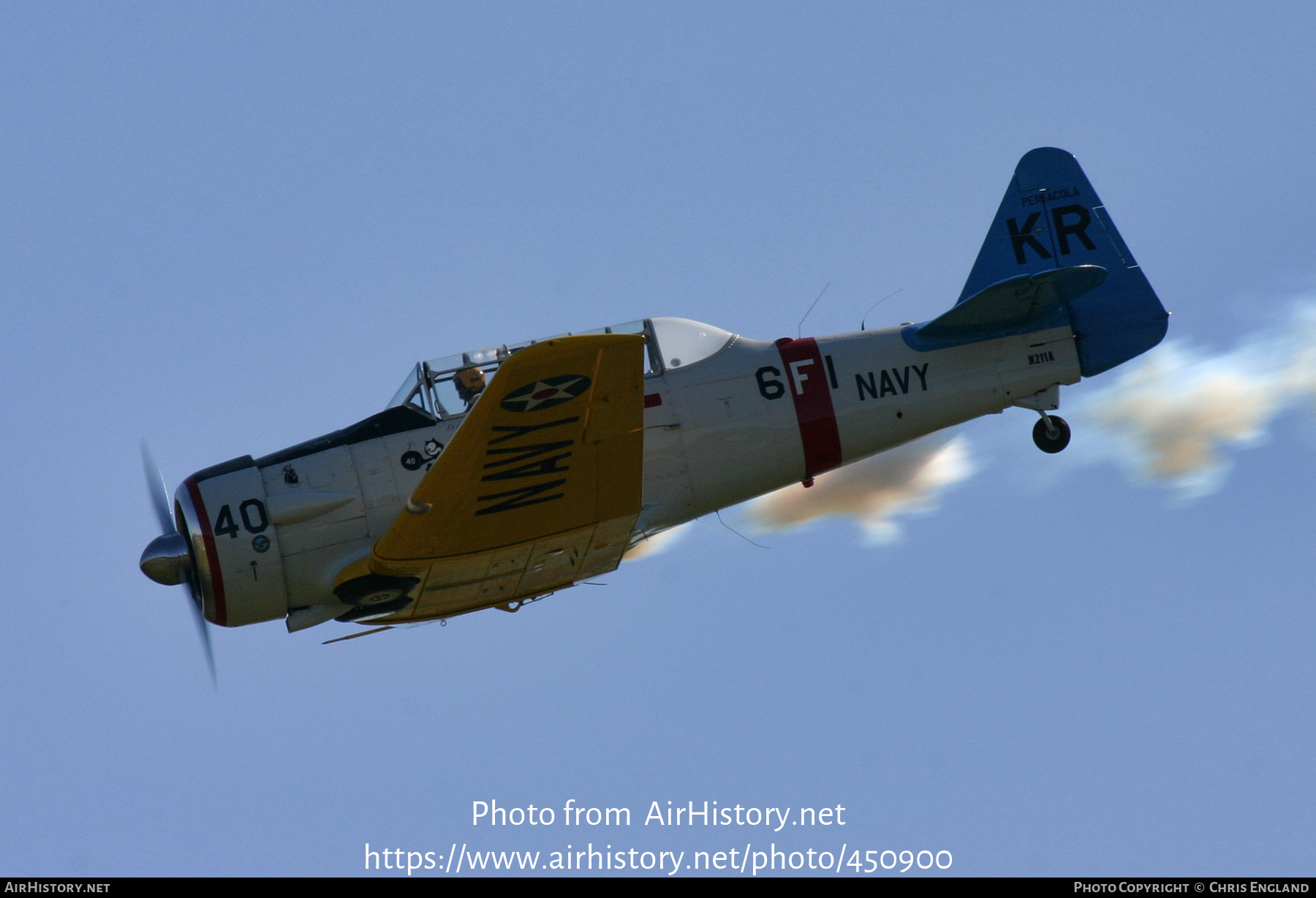 Aircraft Photo of N211A | North American AT-6D Texan | USA - Navy | AirHistory.net #450900