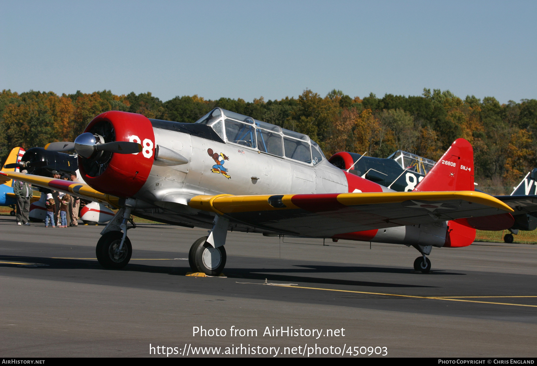 Aircraft Photo of N26808 | North American SNJ-4 Texan | USA - Navy | AirHistory.net #450903