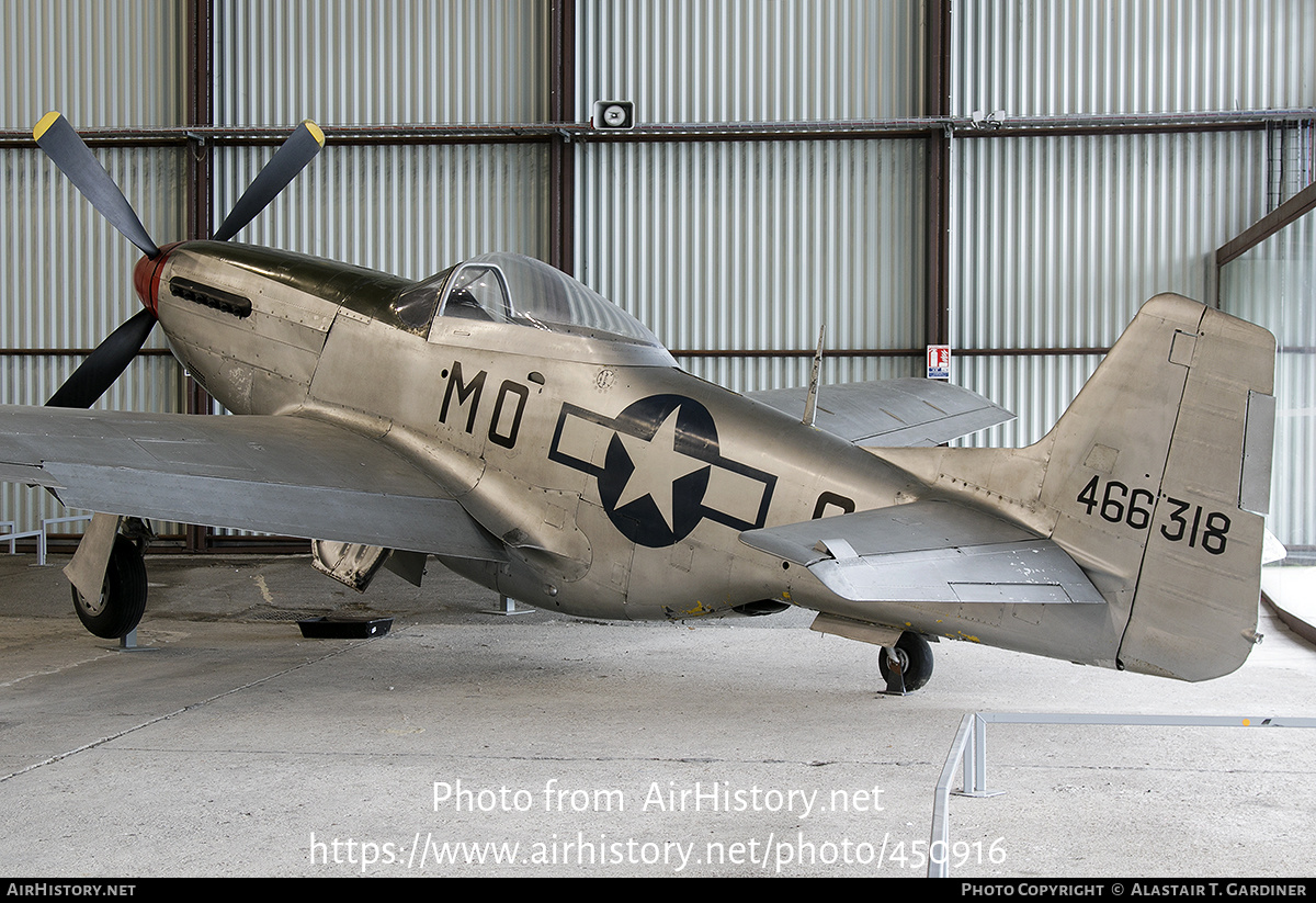 Aircraft Photo of 44-66318 | North American P-51D Mustang | USA - Air Force | AirHistory.net #450916