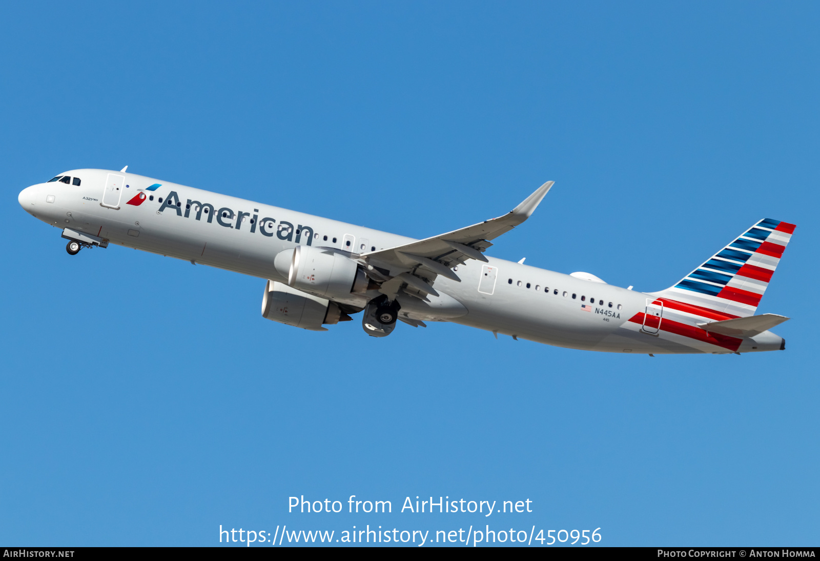 Aircraft Photo of N445AA | Airbus A321-253NX | American Airlines | AirHistory.net #450956