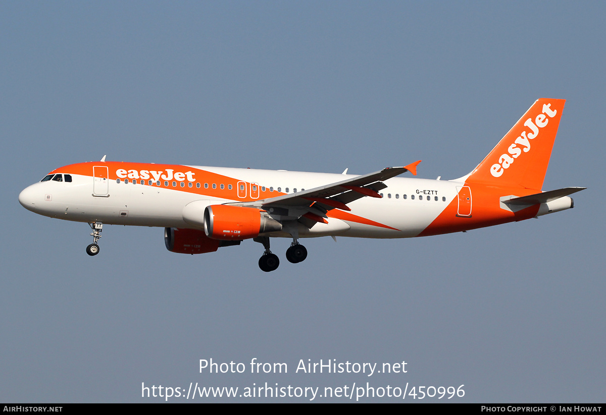 Aircraft Photo of G-EZTT | Airbus A320-214 | EasyJet | AirHistory.net #450996