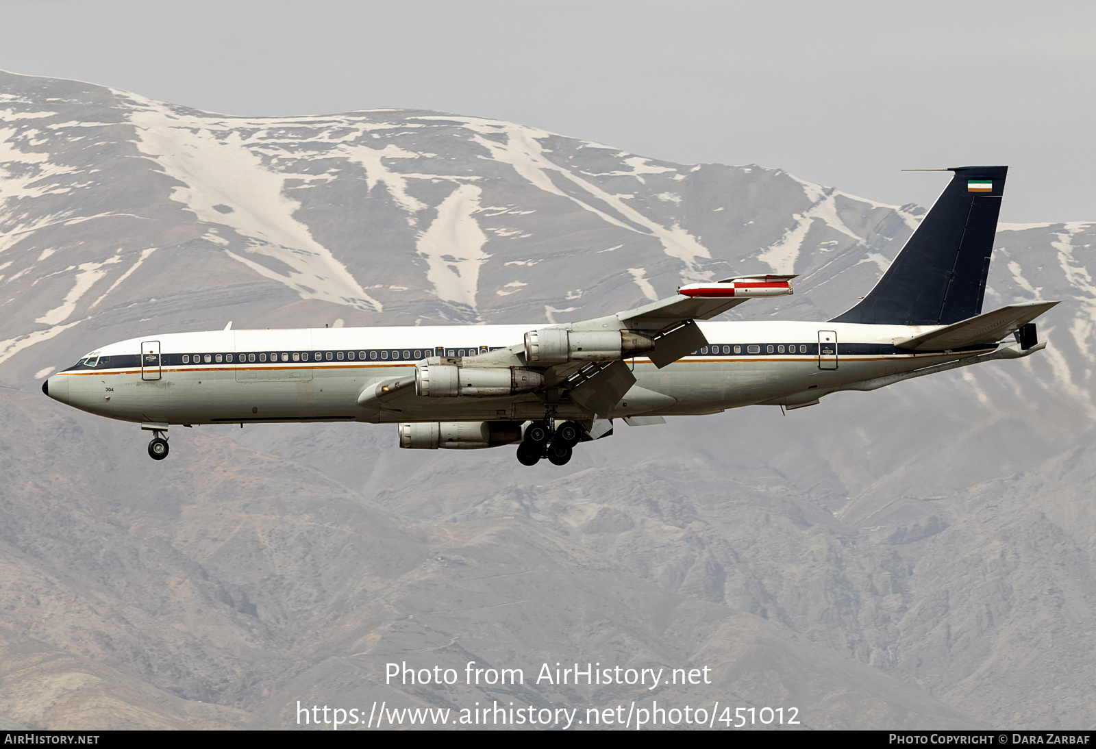 Aircraft Photo of 5-8304 / 304 | Boeing 707-3J9C | Iran - Air Force | AirHistory.net #451012