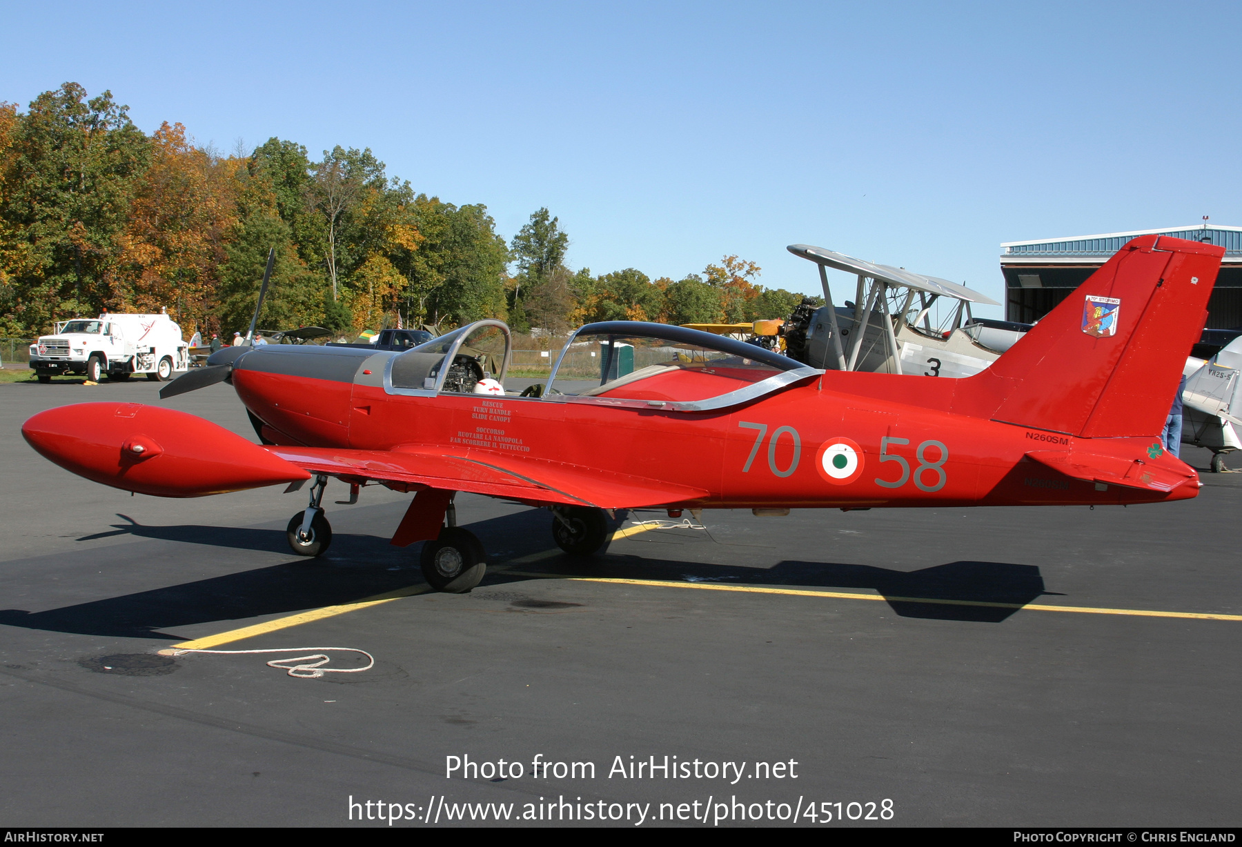 Aircraft Photo of N260SM | SIAI-Marchetti SF-260 | Italy - Air Force | AirHistory.net #451028