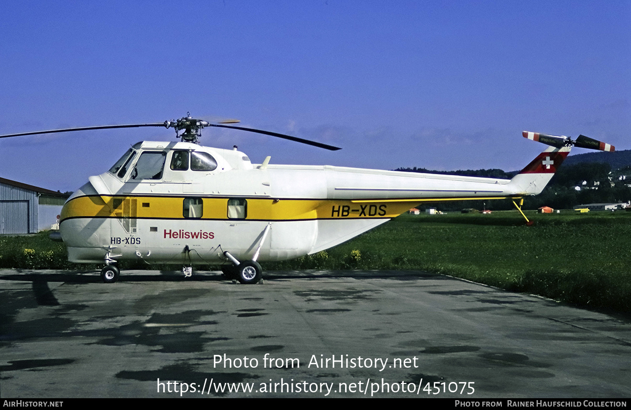 Aircraft Photo of HB-XDS | Sikorsky S-55 | Heliswiss | AirHistory.net #451075