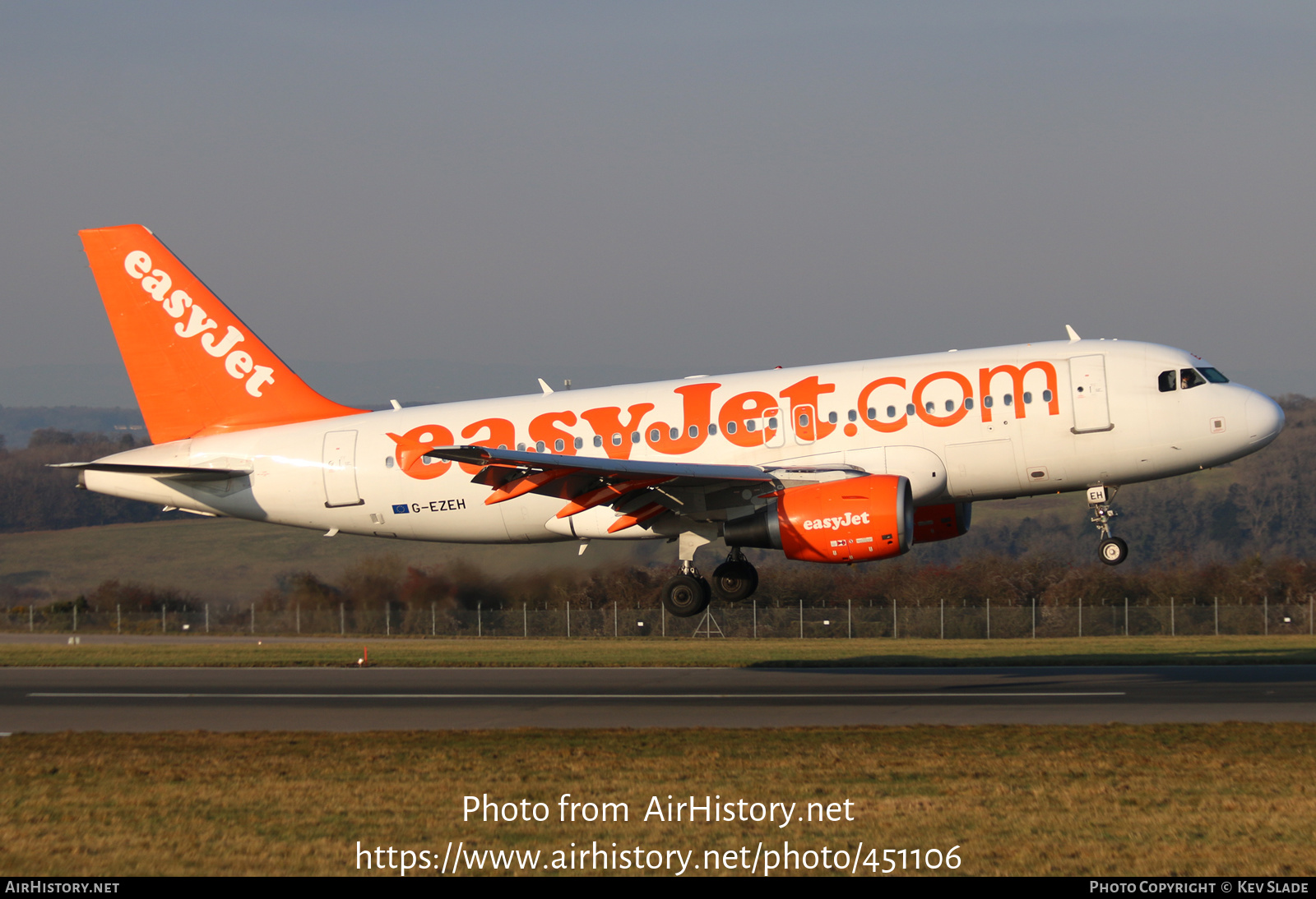 Aircraft Photo of G-EZEH | Airbus A319-111 | EasyJet | AirHistory.net #451106