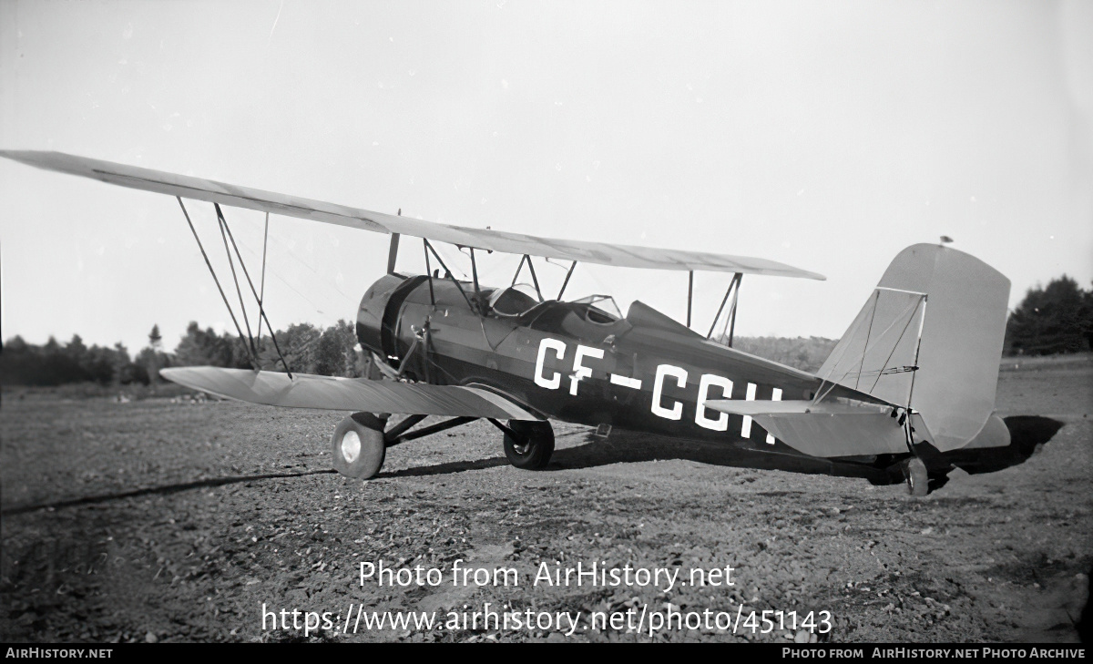 Aircraft Photo of CF-CCH | Stearman 4-C Junior Speedmail | AirHistory.net #451143