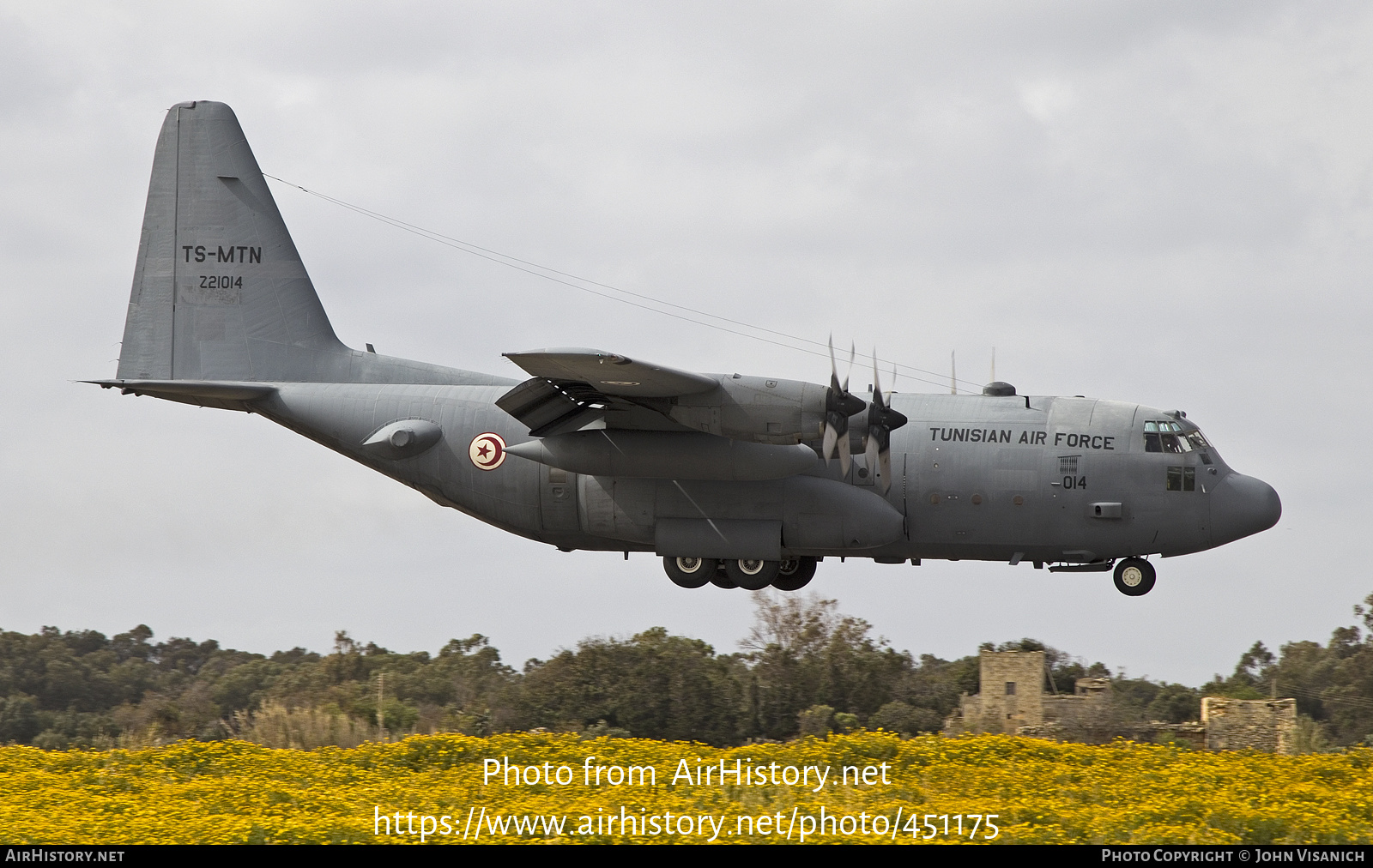 Aircraft Photo of Z21014 | Lockheed C-130H Hercules | Tunisia - Air Force | AirHistory.net #451175