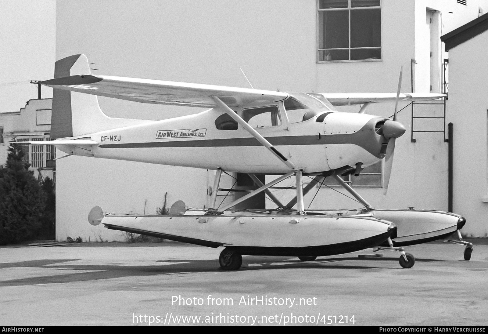 Aircraft Photo of CF-NZJ | Cessna 180E | AirWest Airlines | AirHistory.net #451214