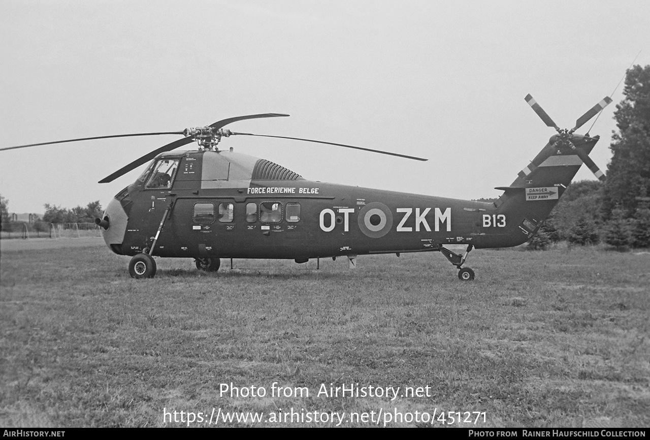 Aircraft Photo of B-13 | Sikorsky CH-34C Choctaw | Belgium - Air Force | AirHistory.net #451271