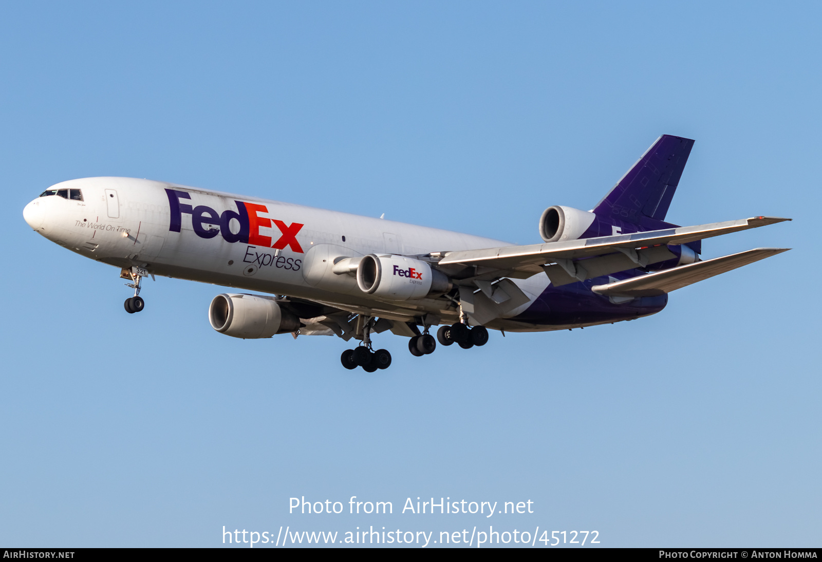 Aircraft Photo of N321FE | Boeing MD-10-30F | FedEx Express - Federal Express | AirHistory.net #451272