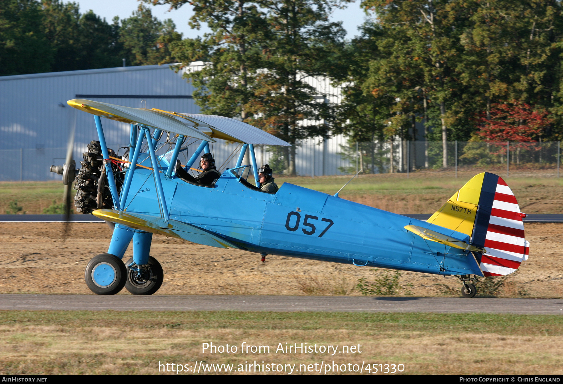 Aircraft Photo of N57TH | Boeing A75N1 Kaydet | USA - Army | AirHistory.net #451330