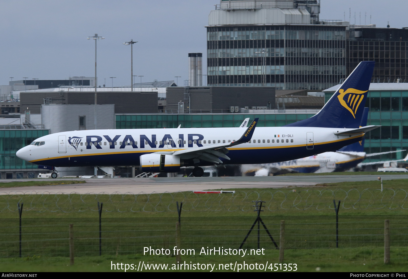 Aircraft Photo of EI-DLI | Boeing 737-8AS | Ryanair | AirHistory.net #451353