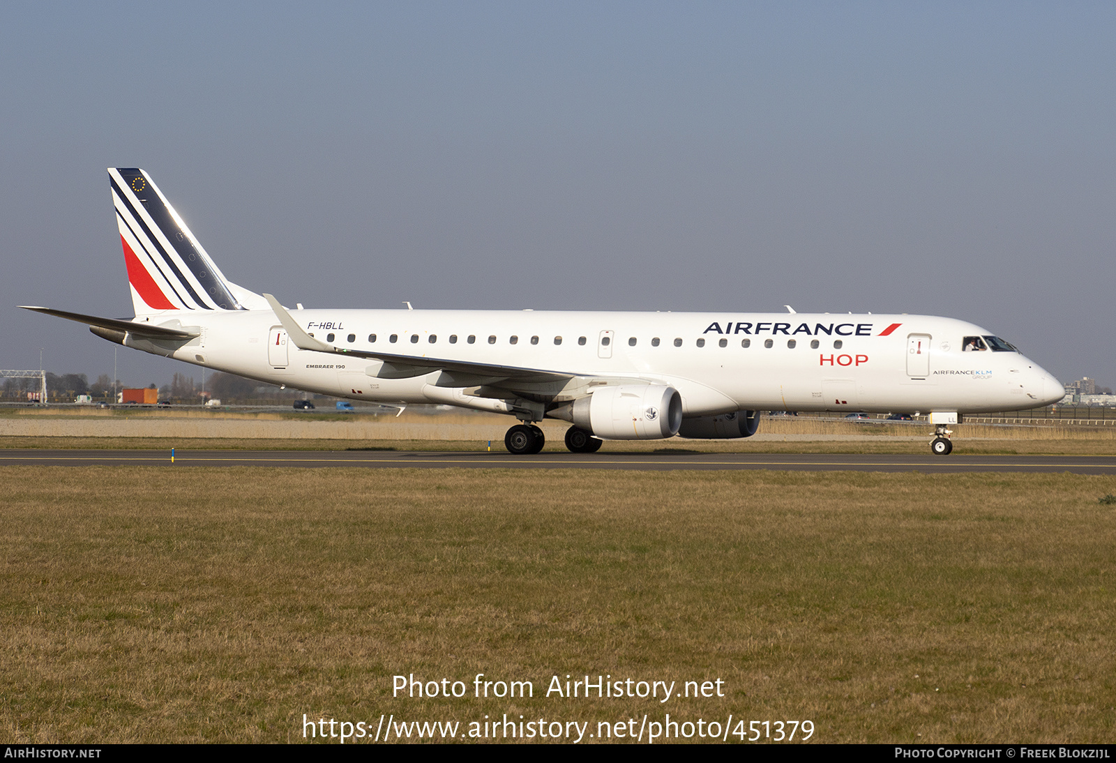 Aircraft Photo of F-HBLL | Embraer 190STD (ERJ-190-100STD) | Air France | AirHistory.net #451379