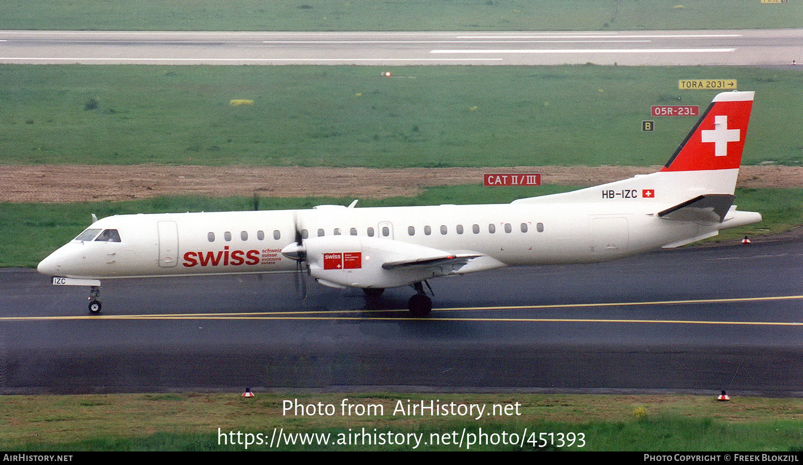 Aircraft Photo of HB-IZC | Saab 2000 | Swiss International Air Lines | AirHistory.net #451393