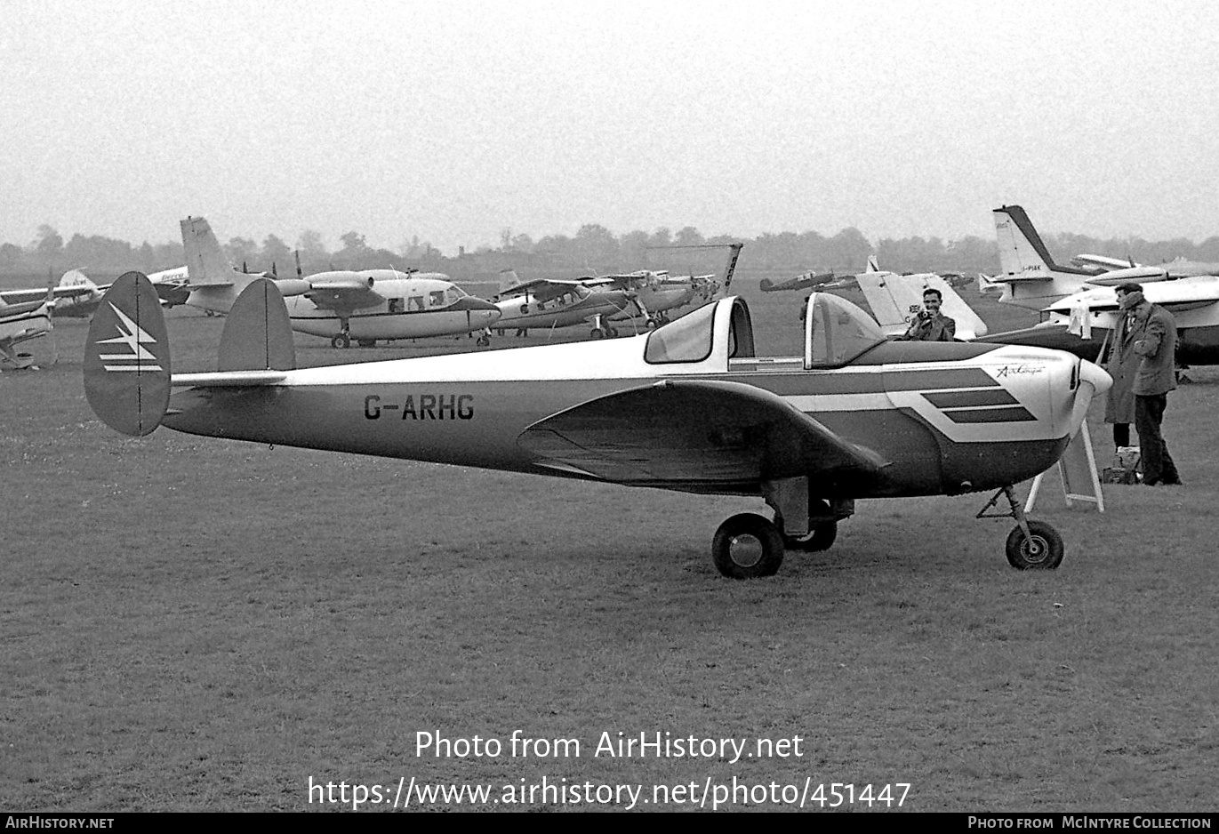 Aircraft Photo of G-ARHG | Forney F-1A Aircoupe | AirHistory.net #451447