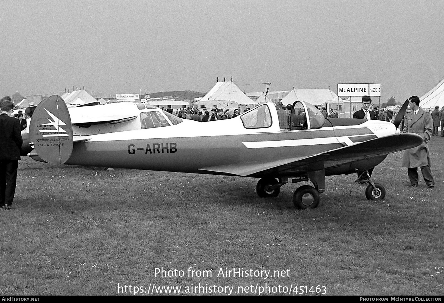 Aircraft Photo of G-ARHB | Forney F-1A Aircoupe | AirHistory.net #451463