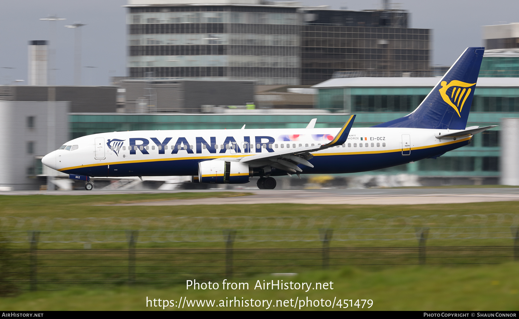 Aircraft Photo of EI-DCZ | Boeing 737-8AS | Ryanair | AirHistory.net #451479