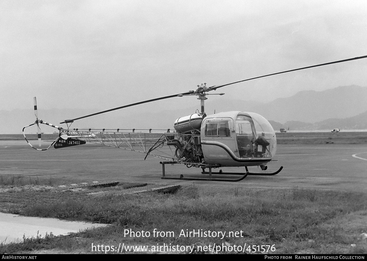 Aircraft Photo of JA7402 | Kawasaki 47G-3B KH4 | Osaka Airways | AirHistory.net #451576