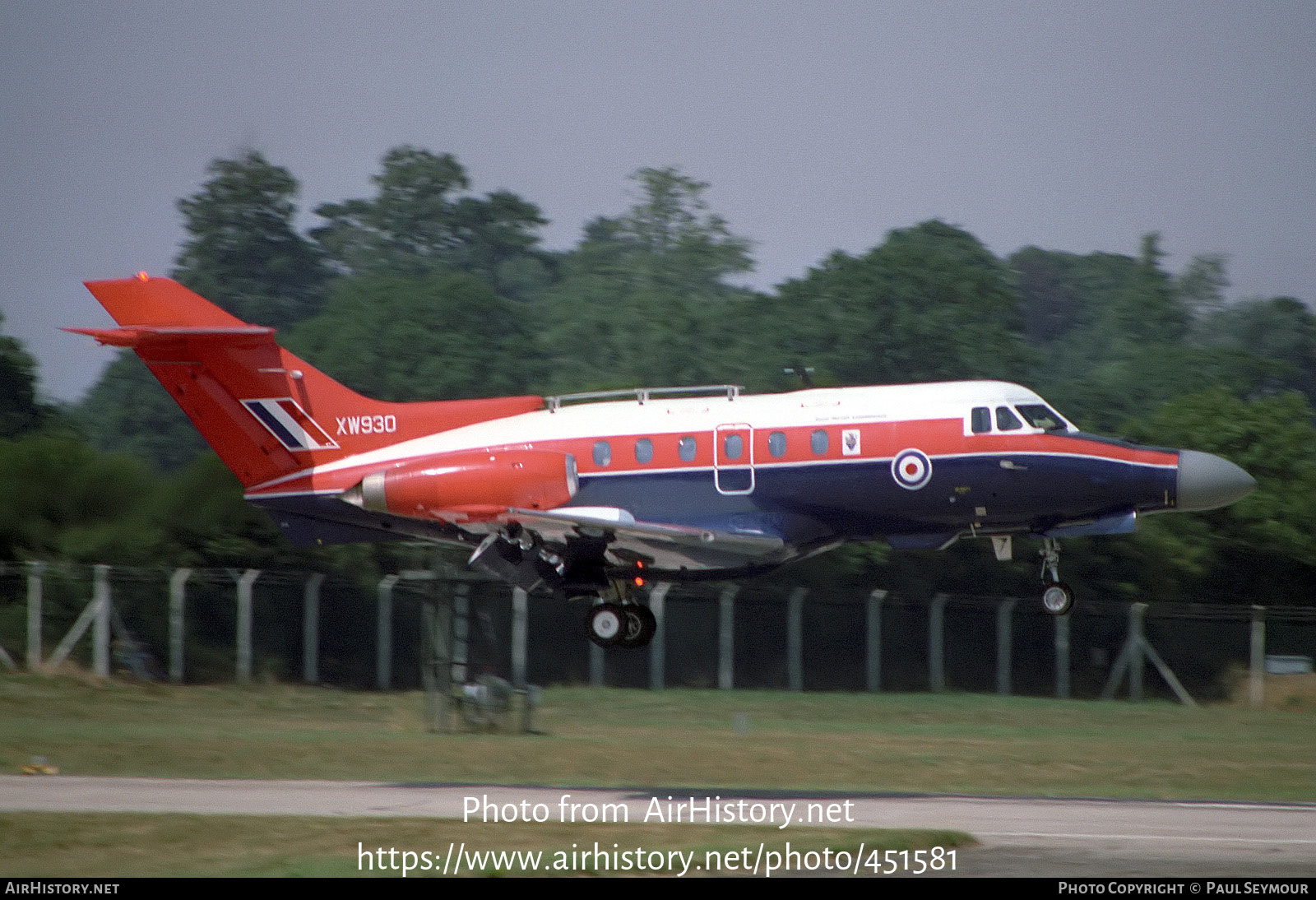 Aircraft Photo of XW930 | Hawker Siddeley HS-125-1B | UK - Air Force | AirHistory.net #451581