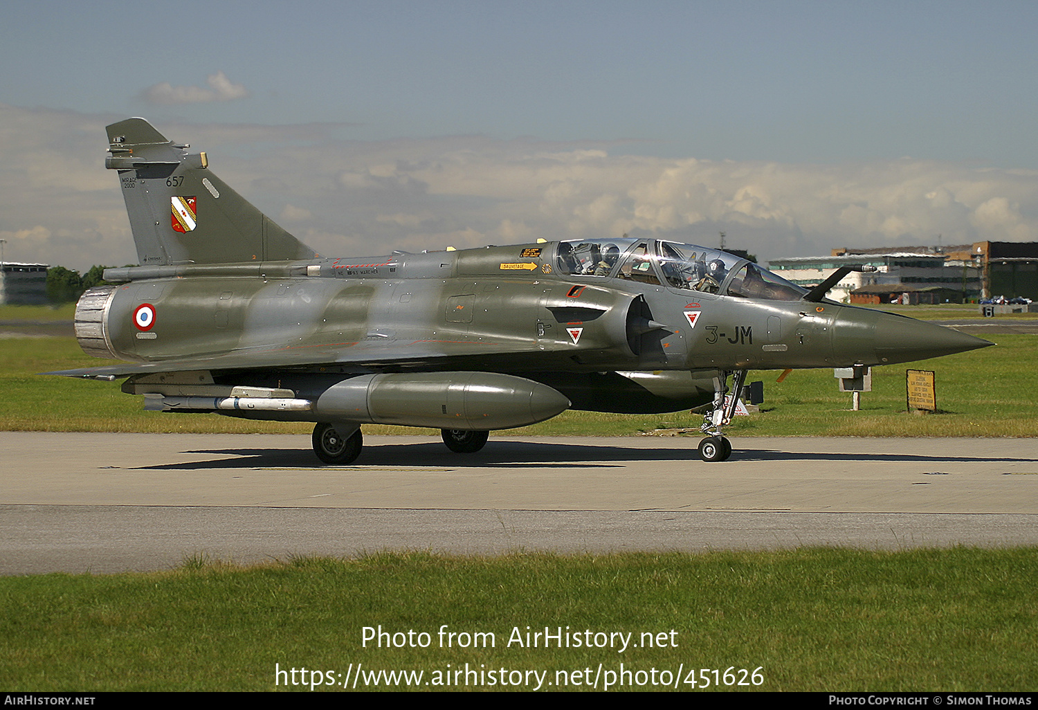 Aircraft Photo of 657 | Dassault Mirage 2000D | France - Air Force | AirHistory.net #451626