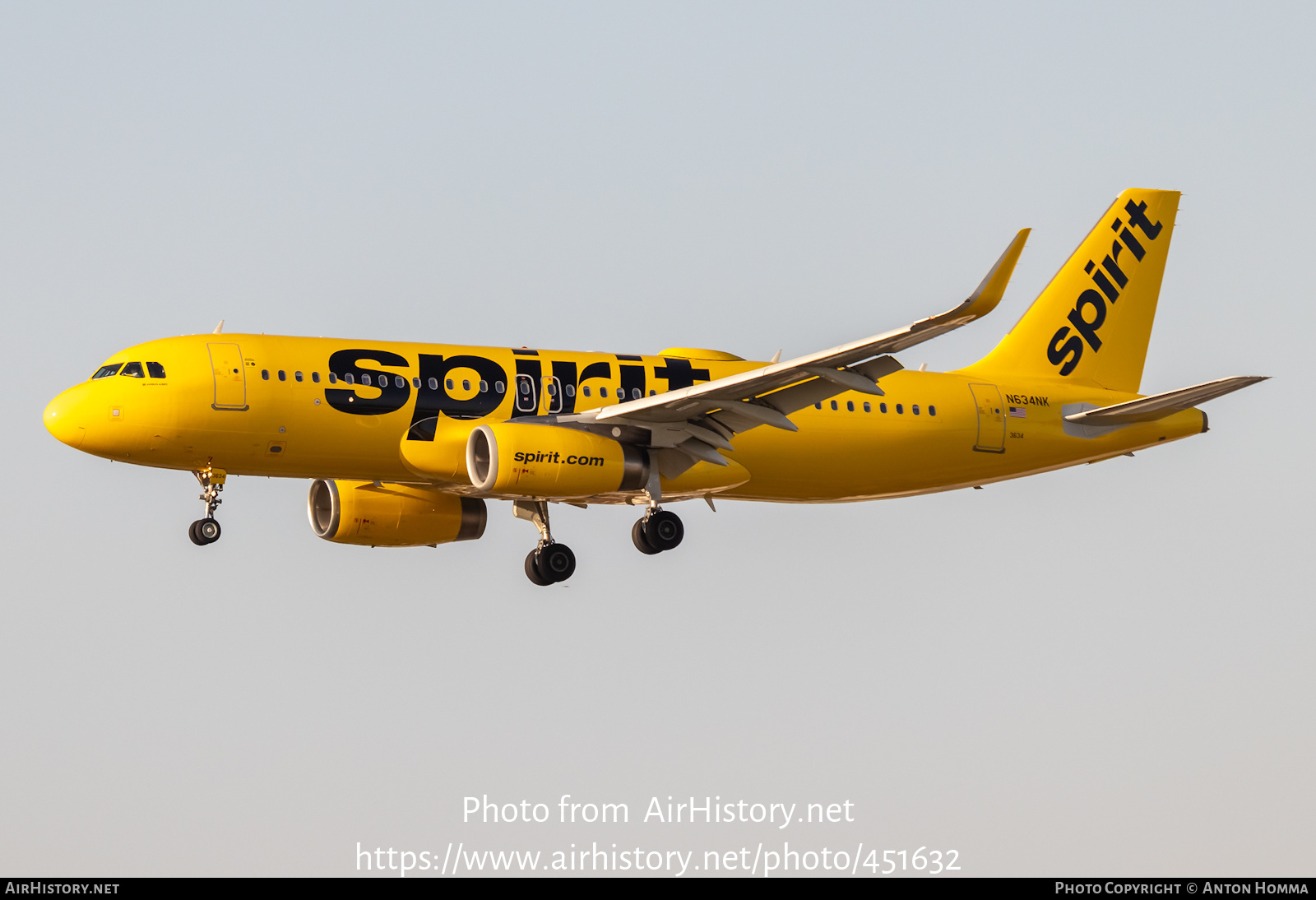 Aircraft Photo of N634NK | Airbus A320-232 | AirHistory.net #451632