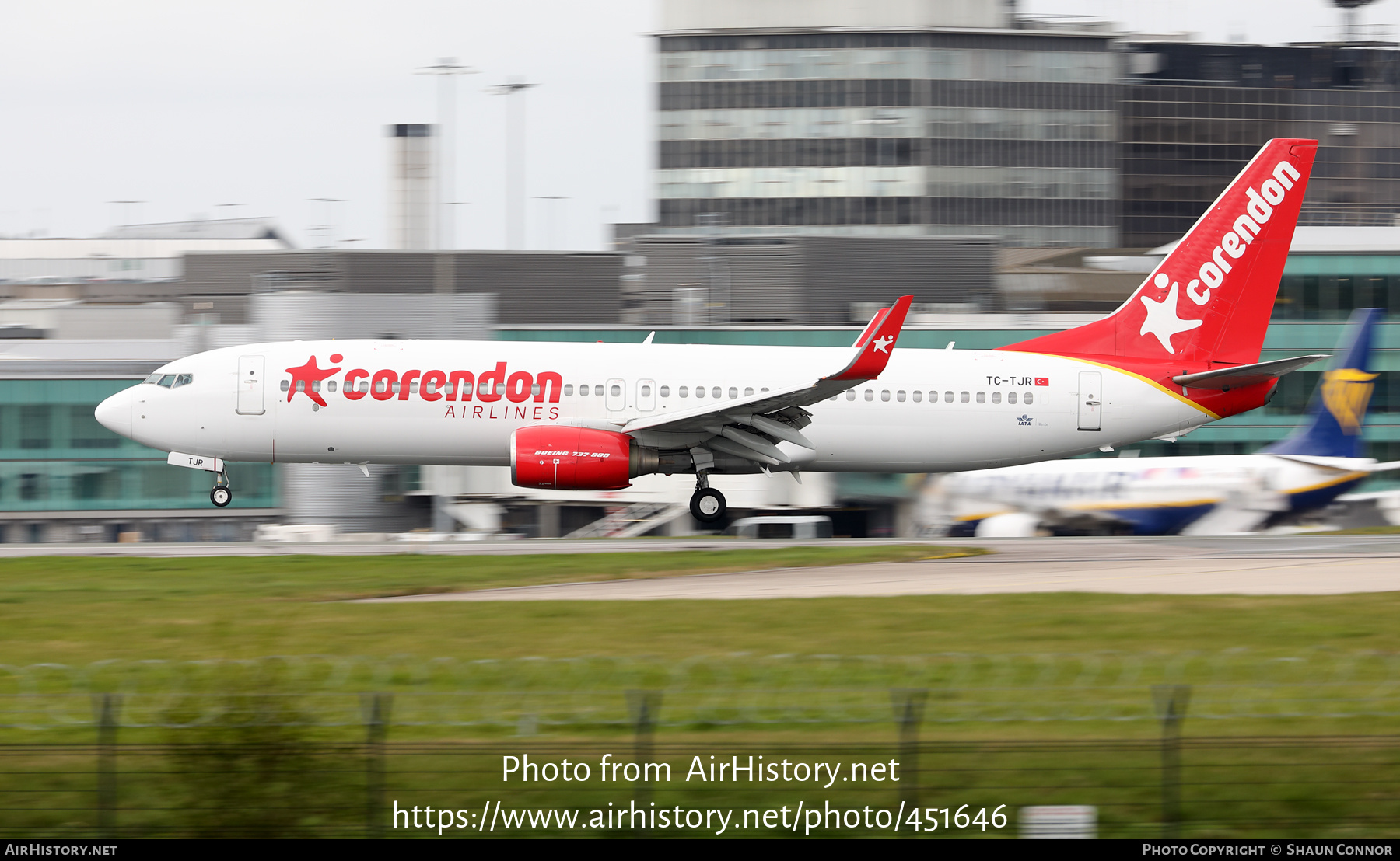 Aircraft Photo of TC-TJR | Boeing 737-82R | Corendon Airlines | AirHistory.net #451646