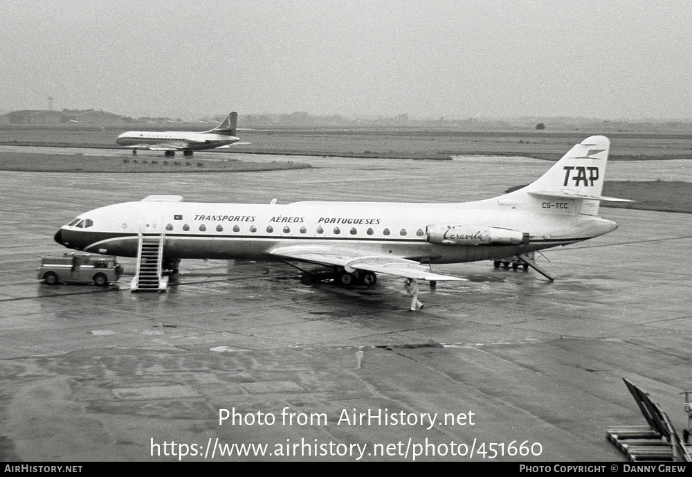 Aircraft Photo of CS-TCC | Sud SE-210 Caravelle VI-R | TAP - Transportes Aéreos Portugueses | AirHistory.net #451660