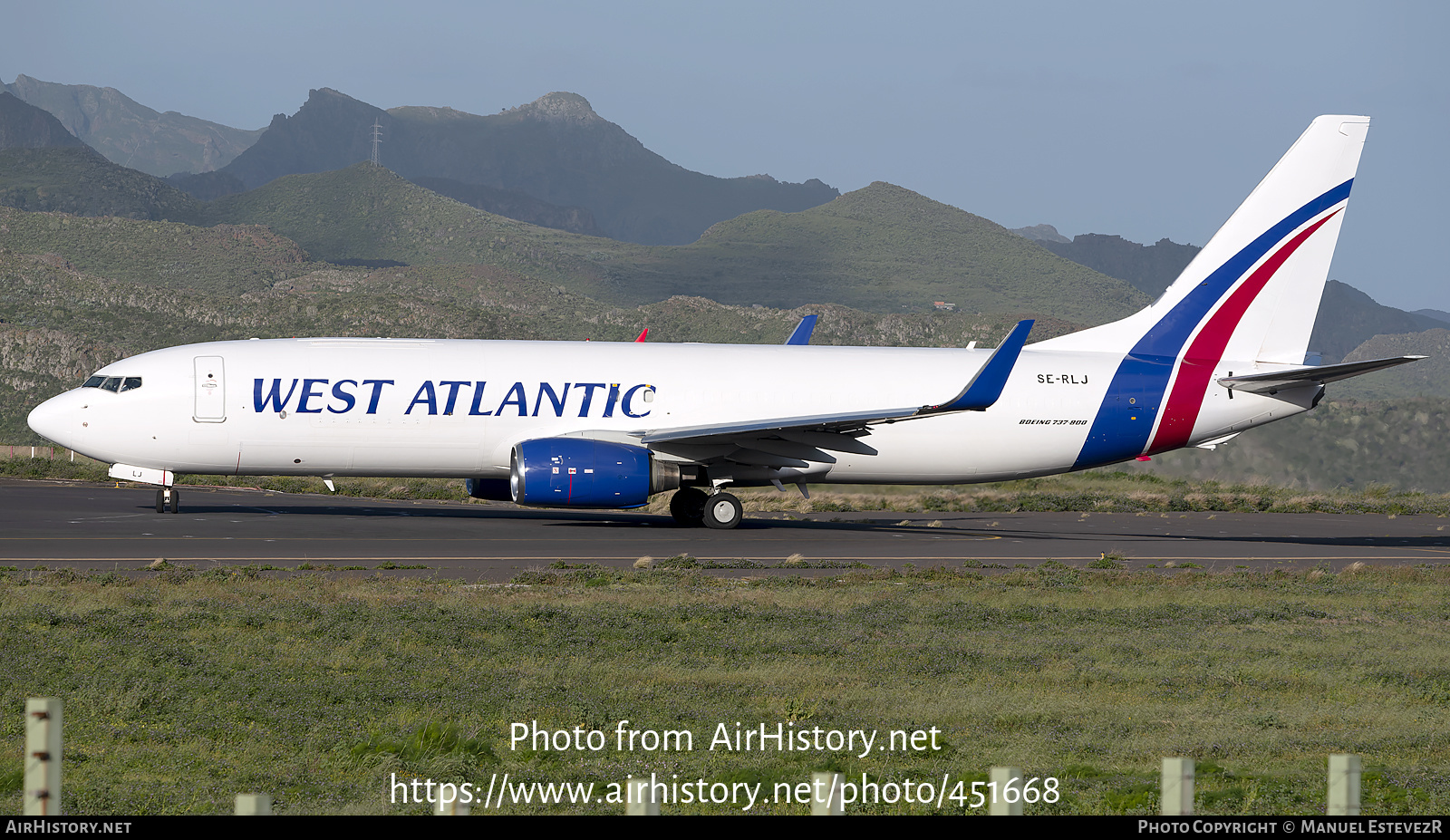 Aircraft Photo of SE-RLJ | Boeing 737-8Q8(SF) | West Atlantic Cargo Airlines | AirHistory.net #451668