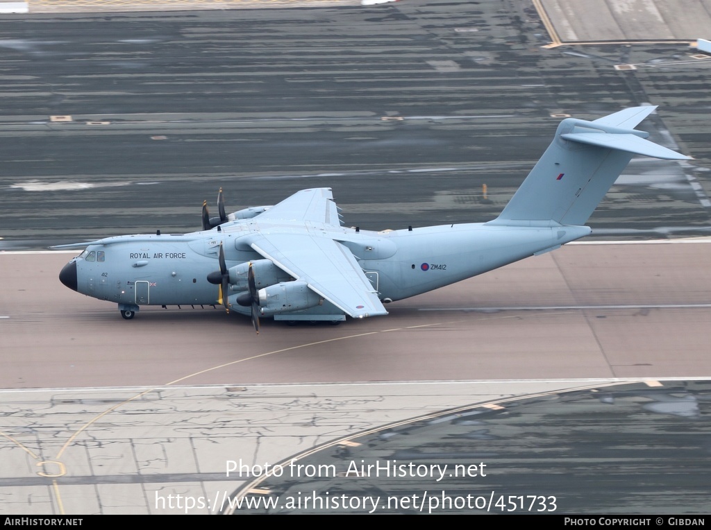 Aircraft Photo of ZM412 | Airbus A400M Atlas C1 | UK - Air Force | AirHistory.net #451733