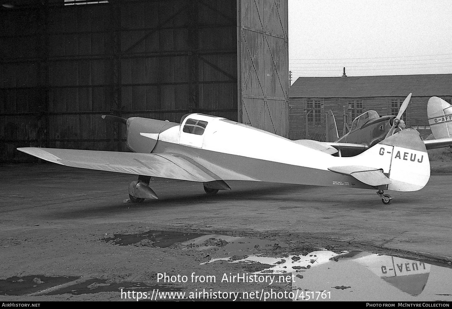 Aircraft Photo of G-AEUJ | Miles M.11A Whitney Straight | AirHistory.net #451761