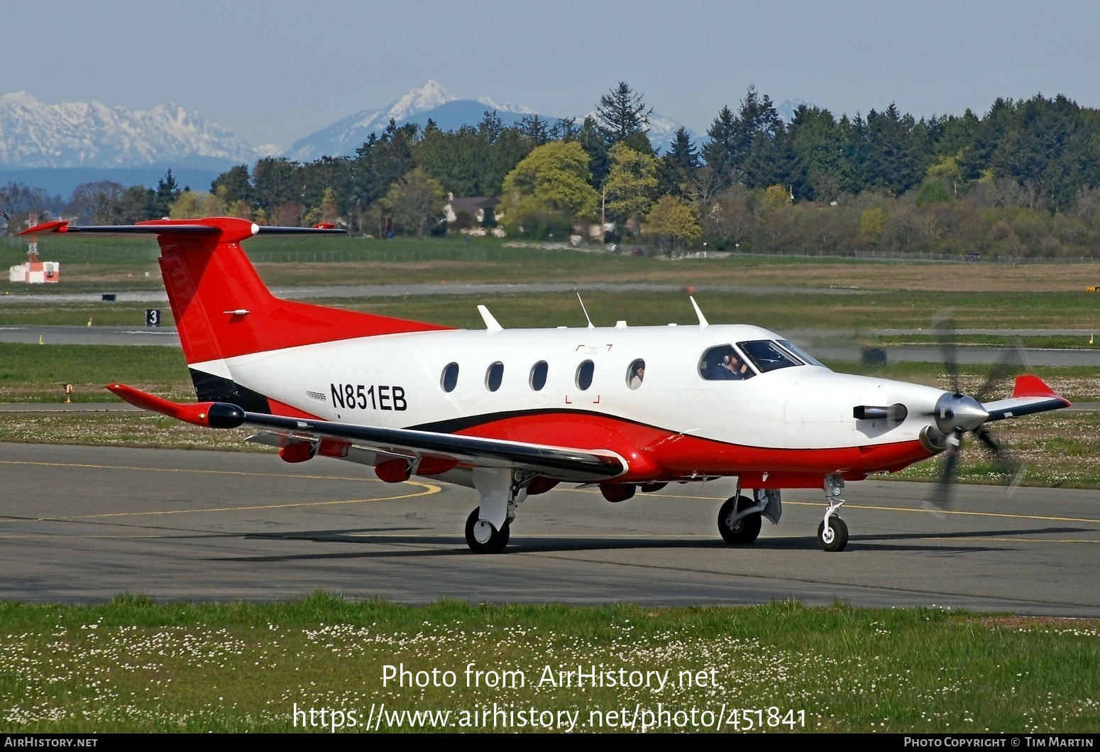 Aircraft Photo of N851EB | Pilatus PC-12/47 | AirHistory.net #451841