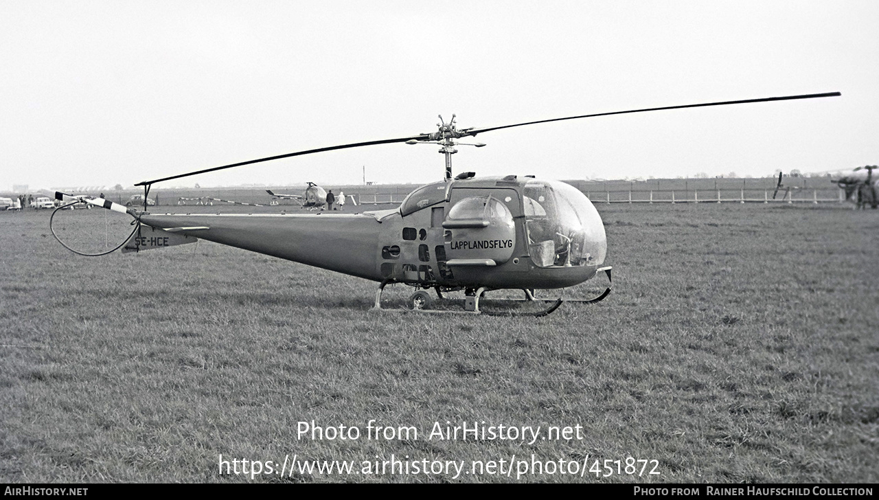 Aircraft Photo of SE-HCE | Agusta AB-47J-2A Ranger | Lapplandsflyg | AirHistory.net #451872