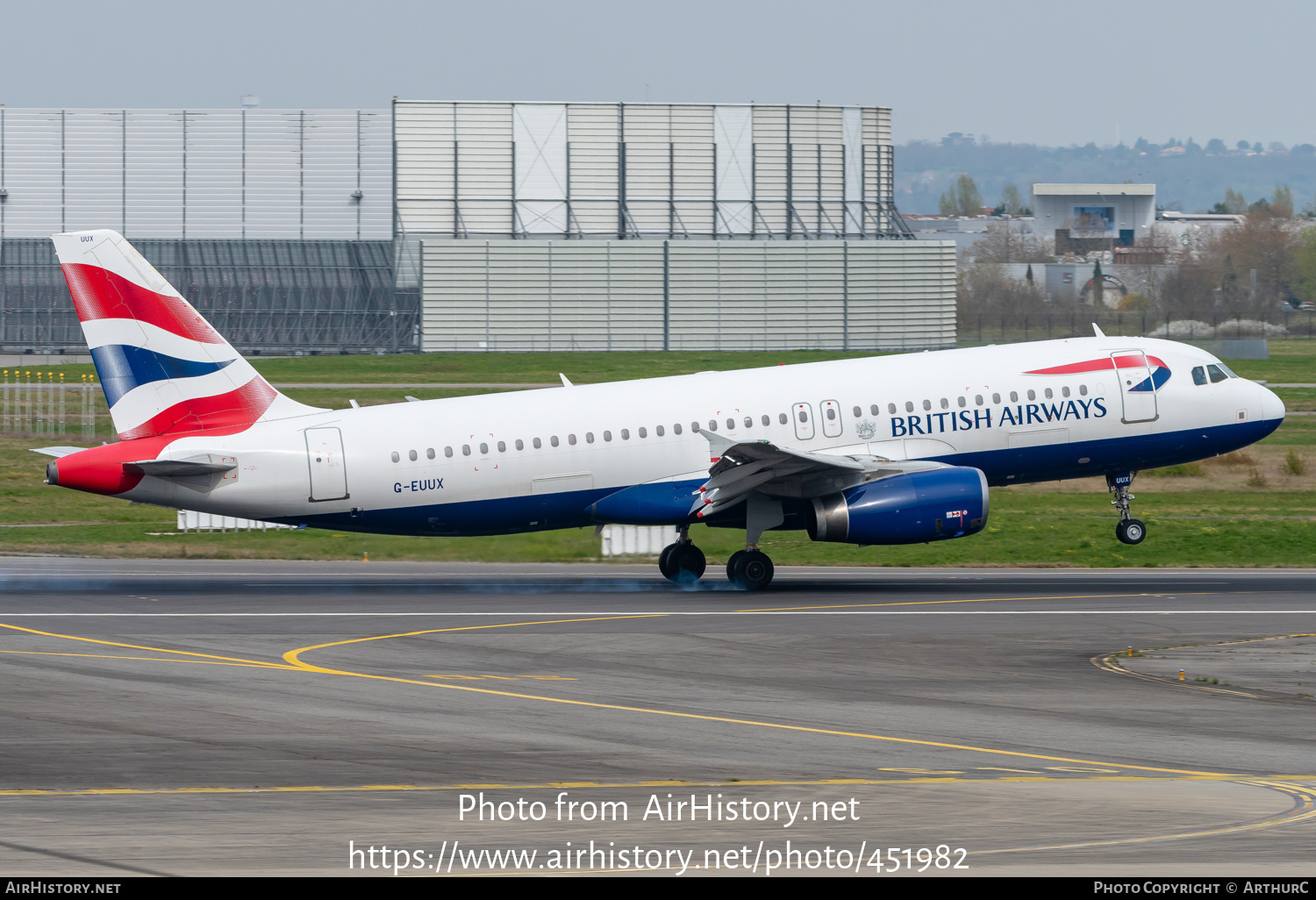 Aircraft Photo of G-EUUX | Airbus A320-232 | British Airways | AirHistory.net #451982