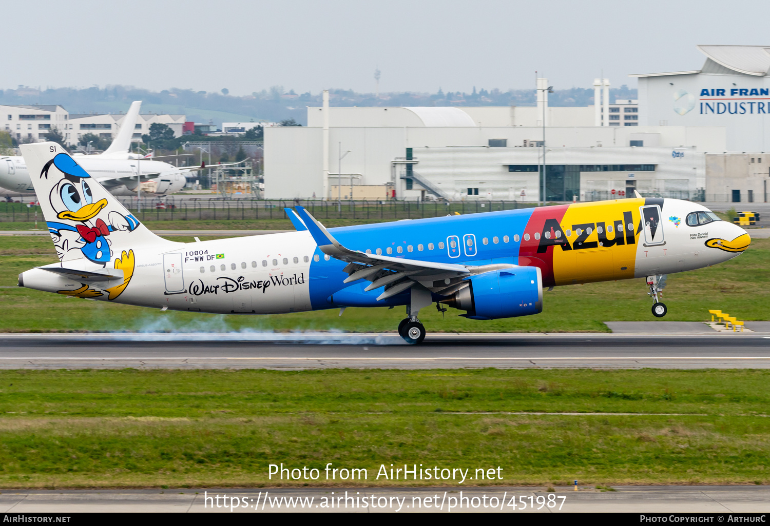 Aircraft Photo of F-WWDF | Airbus A320-251N | Azul Linhas Aéreas Brasileiras | AirHistory.net #451987