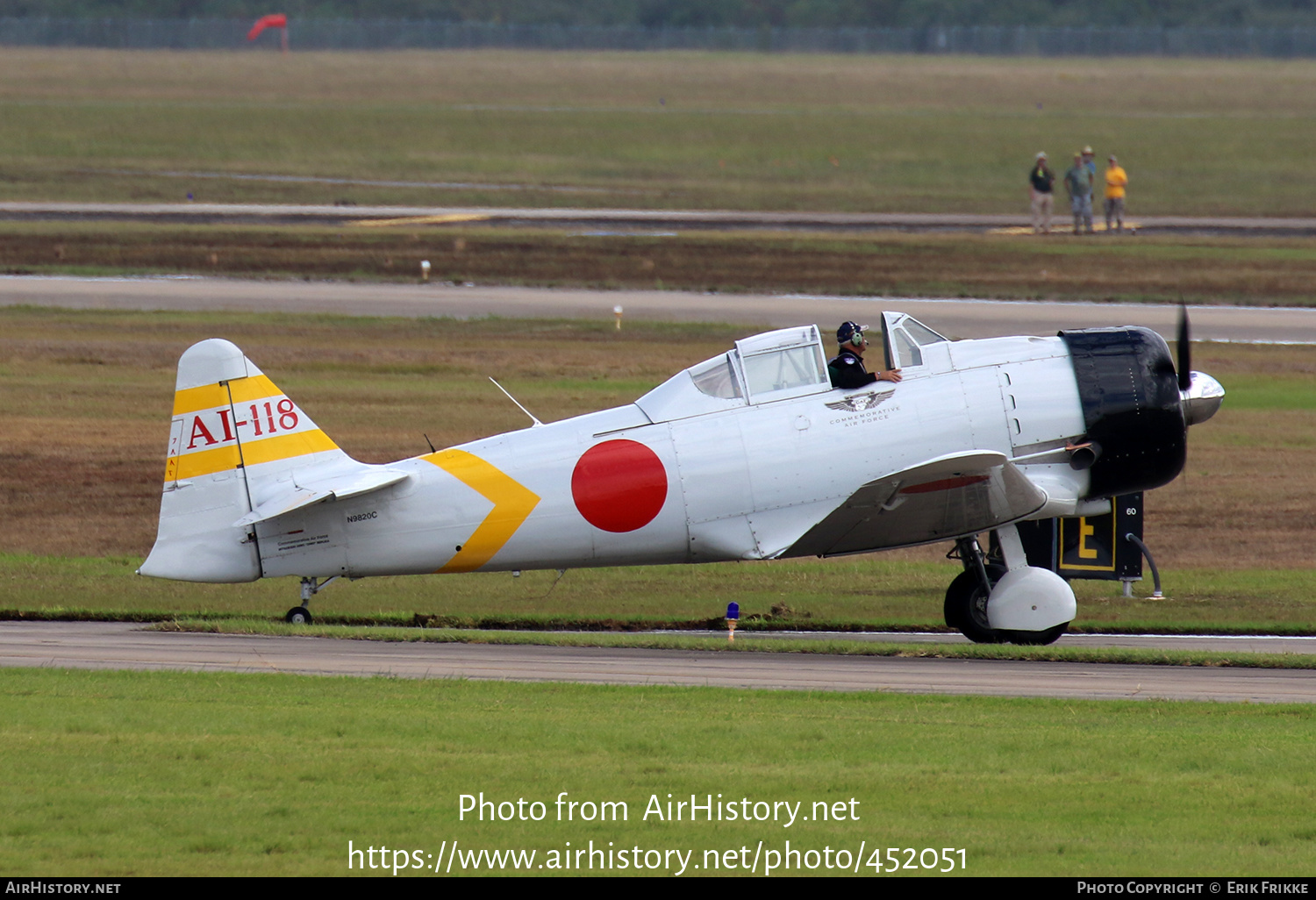 Aircraft Photo of N9820C | North American SNJ-6 Texan | Commemorative Air Force | Japan - Navy | AirHistory.net #452051