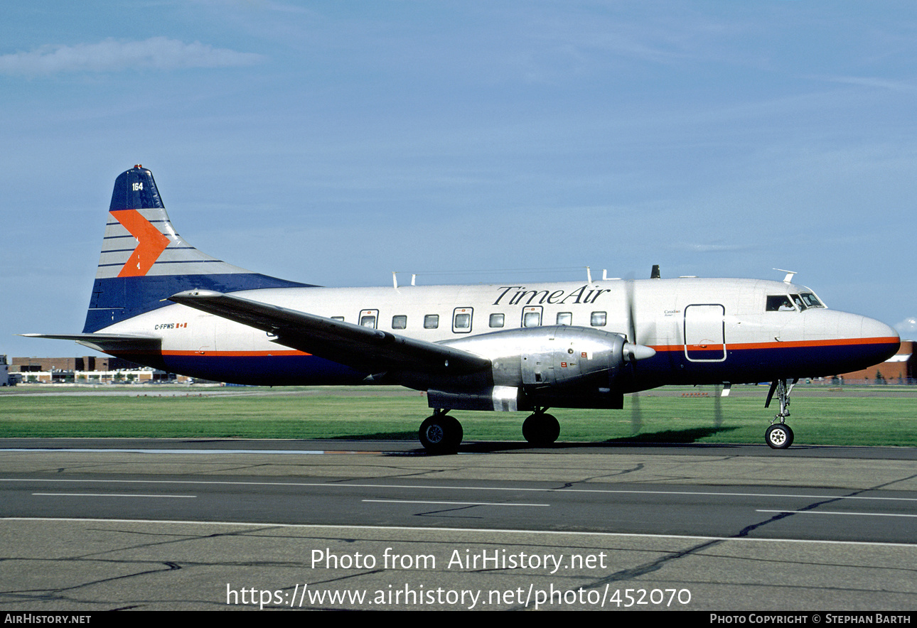 Aircraft Photo of C-FPWS | Convair 640 | Time Air | AirHistory.net #452070