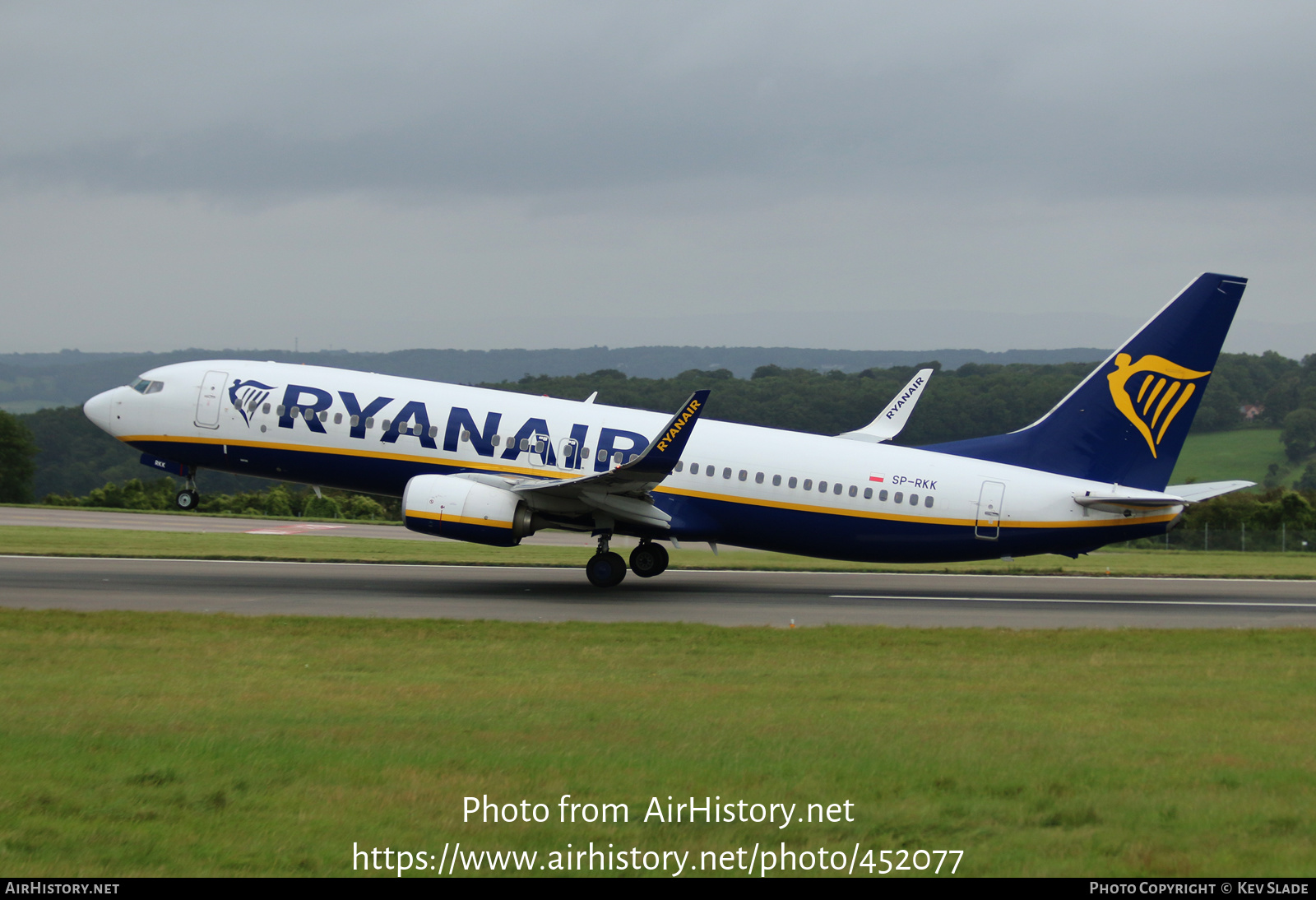 Aircraft Photo of SP-RKK | Boeing 737-800 | Ryanair | AirHistory.net #452077