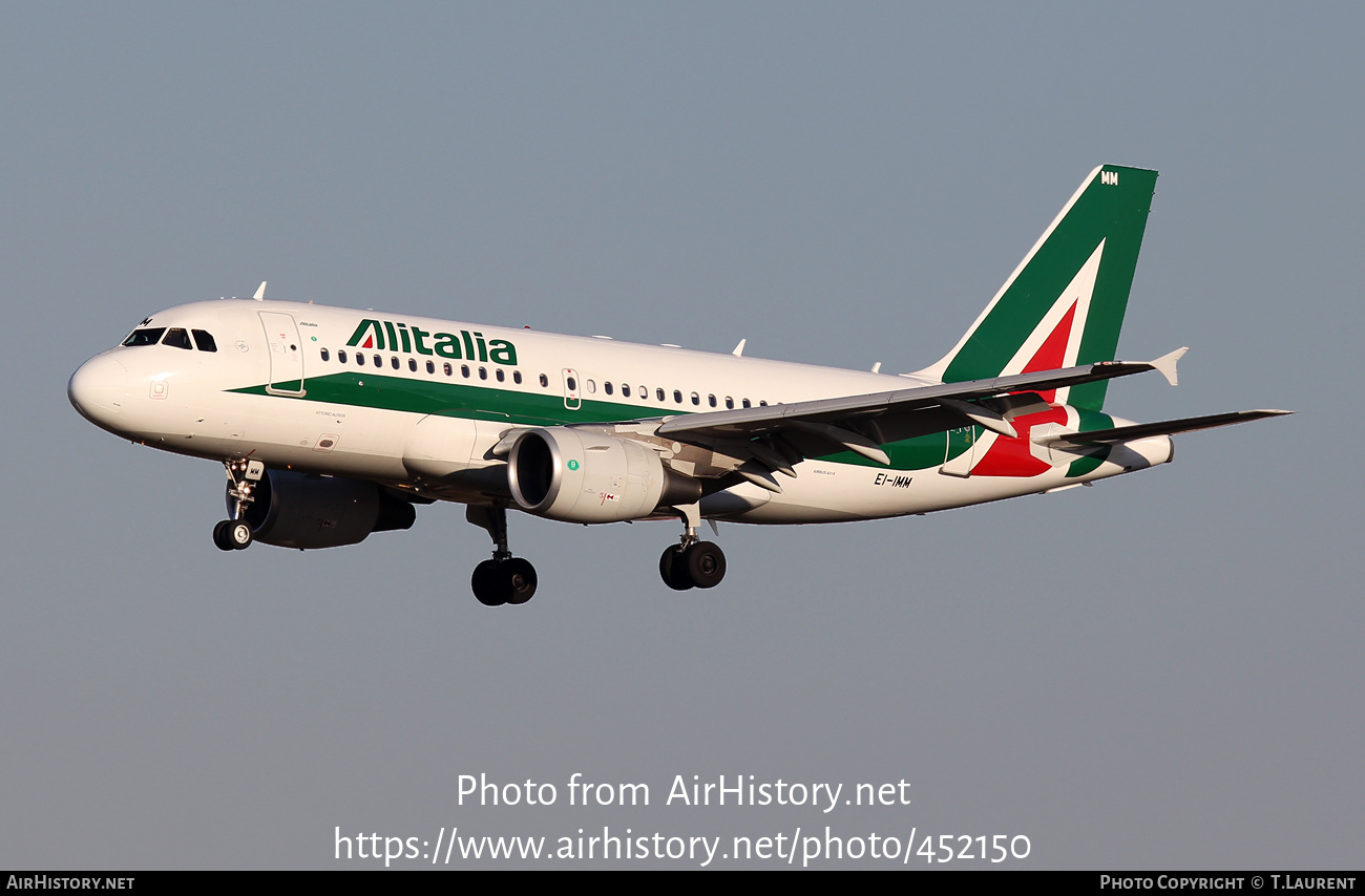 Aircraft Photo of EI-IMM | Airbus A319-111 | Alitalia | AirHistory.net #452150